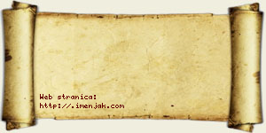 Anđela Vidić vizit kartica